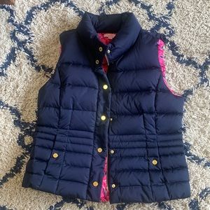 Lilly Pulitzer Puffer Vest in excellent condition